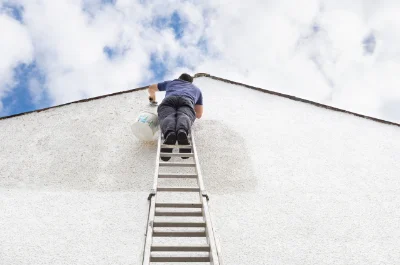 Peinture extérieure à Pirou — façades et ravalement